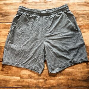 Lululemon Pace Breaker Shorts Mens Medium 9” Linerless‎ Gray Athletic